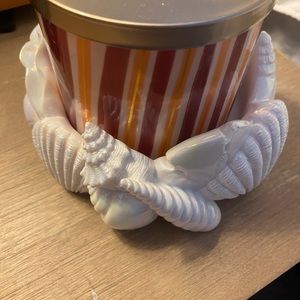 Bath and bodywork’s shell candle holder